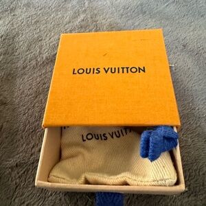 Louis Vuitton Pad Lock Box With Pouch 2.5x2.5x1.25”